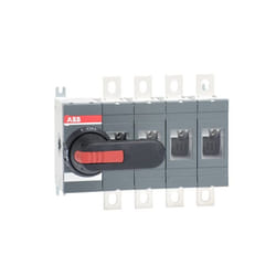 ABB OT400E04P Interruttore rotante 4P Nero