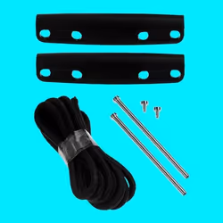 Suunto SS020309000 accessorio per computer da immersione Bungee Adapter Kit Nero