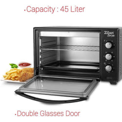 Zilan - Forno elettrico a convezione Zerya, 45 l, multifunzione, programmabile 230°, timer 60 min, spegnimento automatico, 2000 w