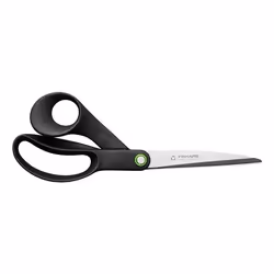 Fiskars 1074546, Adulto, Taglio a zig zag, Singolo, Nero, Acciaio inox, Acciaio inox, Universale