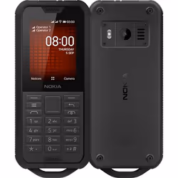 Nokia 800 Tough, 6,1 cm (2.4"), 0,5 GB, 4 GB, 2 MP, KaiOS, Nero