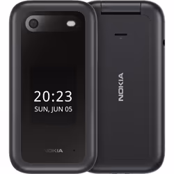 Nokia 2660 Flip, A conchiglia, Doppia SIM, 7,11 cm (2.8"), 0,3 MP, 1450 mAh, Nero