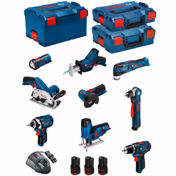 BOSCH Kit 12V BMK9-28BD3 Trapano Avvitatore BOSCH GSR 12V-15 Professional - Il suo design estremamente corto da 169 mm fornis ...
