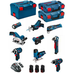 Bosch - Kit 12V BMK9-28BD3 (gsr 12V-15+GDR 12V-105+GKS 12V-26+GWS 12V-76+GST 12V-70+GOP 12V-28+GSA 12V-14+GWB 12V-10+GLI 12V-80)