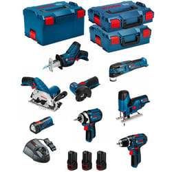 Bosch - Kit 12V BMK8-28BD3 (gsr 12V-15+GDR 12V-105+GKS 12V-26+GWS 12V-76+GST 12V-70+GOP 12V-28+GSA 12V-14+GLI 12V-80+3 x 2,0Ah)