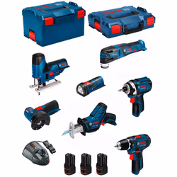 BOSCH Kit 12V BMK7-28BD3 Trapano Avvitatore BOSCH GSR 12V-15 Professional - Il suo design estremamente corto da 169 mm fornis ...