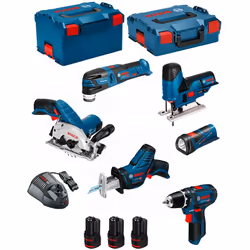 BOSCH Kit 12V BMK6-28CD3 Trapano Avvitatore BOSCH GSR 12V-15 Professional - Il suo design estremamente corto da 169 mm fornis ...