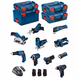 BOSCH Kit 12V BMK10-28CD3 Trapano Avvitatore BOSCH GSR 12V-15 Professional - Il suo design estremamente corto da 169 mm forni ...