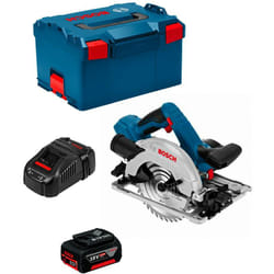Bosch - Sega Circolare gks 18V-57 g (1 x 5,0Ah + GAL1880CV + L-Boxx 238)