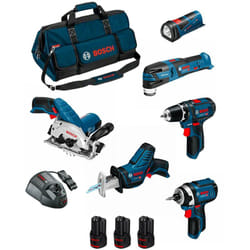 Bosch - Kit BMKB6-28AD3 (gsr 12V-15 + gdr 12V-105 + gks 12V-26 + gop 12V-28 + gsa 12V-14 + gli 12V-80 + 3x2,0Ah +GAL1230CV +hdbag)