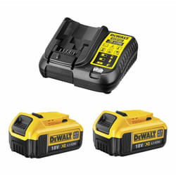 Dewalt - Power Set (2 x 18V 4,0 Ah + DCB107)