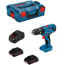 Bosch - Trapano a Percussione gsb 18V-21 (2 x 4,0 Ah ProCore + GAL1880CV + L-Boxx 136)