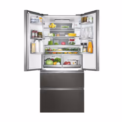 Haier FD 83 Serie 7 HB18FGSAAA frigorifero side-by-side Libera installazione 539 L E Argento, Titanio - Vista aggiuntiva 4