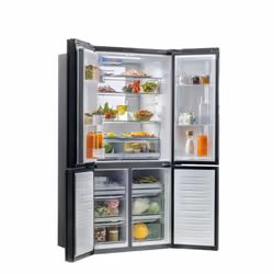 Haier Cube 90 Serie 7 HTF-610DSN7 frigorifero side-by-side Libera installazione 628 L F Nero - Vista aggiuntiva 4