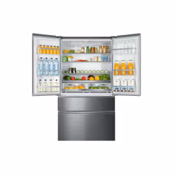 Haier FD 100 Serie 7 HB26FSSAAA frigorifero side-by-side Libera installazione 750 L E Argento, Titanio - Vista aggiuntiva 4