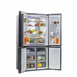 Haier HTF-710DP7 Frigorifero Quattro porte Libera onstallazione 628 L F Acciaio inossidabile - Vista aggiuntiva 4