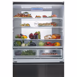 Haier FD 100 Serie 7 HB26FSNAAA frigorifero side-by-side Libera installazione 750 L E Nero - Vista aggiuntiva 4