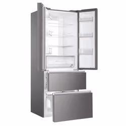 Haier HB17FPAAA frigorifero side-by-side Libera installazione 446 L E Platino, Acciaio inox - Vista aggiuntiva 6