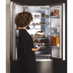 Haier FD 70 Serie 7 HFW7720EWMP frigorifero side-by-side Libera installazione 477 L E Grigio - Vista aggiuntiva 6