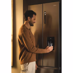 Haier FD 70 Serie 7 HFW7720EWMP frigorifero side-by-side Libera installazione 477 L E Grigio - Vista aggiuntiva 7