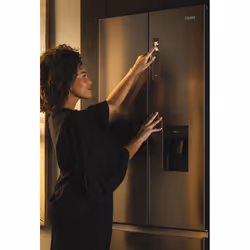 Haier FD 70 Serie 7 HFW7720EWMP frigorifero side-by-side Libera installazione 477 L E Grigio - Vista aggiuntiva 8