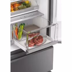 Haier FD 83 Serie 7 HFW7819EWMP frigorifero side-by-side Libera installazione 537 L E Platino, Acciaio inox - Vista aggiuntiva 8
