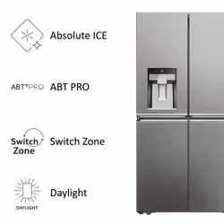 Haier Cube 90 Serie 7 HCR7918EIMP frigorifero side-by-side Libera installazione 601 L E Platino, Acciaio inox