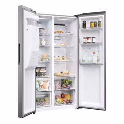 Haier SBS 90 Serie 5 HSR5918DIMP frigorifero side-by-side Libera installazione 511 L D Platino, Acciaio inox - Vista aggiuntiva 5
