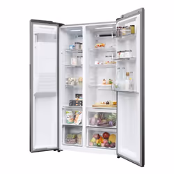 Haier SBS 90 Serie 5 HSR5918DIMP frigorifero side-by-side Libera installazione 511 L D Platino, Acciaio inox - Vista aggiuntiva 8