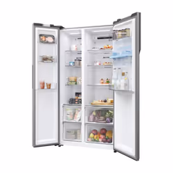 Haier SBS 90 Serie 5 HSR5918DWMP frigorifero side-by-side Libera installazione 521 L D Platino, Acciaio inox - Vista aggiuntiva 8