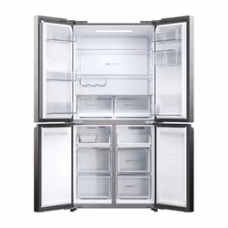 Haier Cube 83 Serie 5 HCW58F18EWMP frigorifero side-by-side Libera installazione 507 L E Platino, Acciaio inox