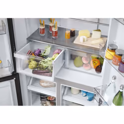 Haier Cube 83 Serie 3 Multidoor HCR3818ENMM ClasseE 467lt-Platino, Stainless steel - Vista aggiuntiva 6