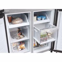 Haier Cube 83 Serie 3 Multidoor HCR3818ENMM ClasseE 467lt-Platino, Stainless steel - Vista aggiuntiva 8