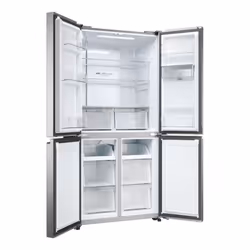 Haier Cube 83 Serie 3 HCR3818EWMM frigorifero side-by-side Libera installazione 463 L E Platino, Acciaio inox - Vista aggiuntiva 5