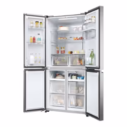 Haier Cube 83 Serie 3 HCR3818EWMM frigorifero side-by-side Libera installazione 463 L E Platino, Acciaio inox - Vista aggiuntiva 6