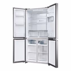Haier Cube 83 Serie 3 HCR3818EWMM frigorifero side-by-side Libera installazione 463 L E Platino, Acciaio inox - Vista aggiuntiva 7