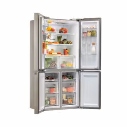 Haier Cube 90 Serie 5 HCR5919ENMM frigorifero side-by-side Libera installazione 643 L E Platino, Acciaio inox - Vista aggiuntiva 5