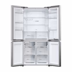 Haier Cube 90 Serie 5 HCR5919EHMP frigorifero side-by-side Libera installazione 525 L E Platino, Acciaio inox