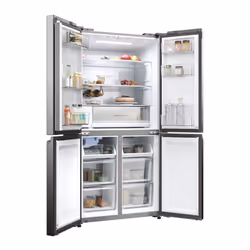 Haier Cube 83 Serie 5 HCW58F18EHMP frigorifero side-by-side Libera installazione 507 L E Platino, Acciaio inox - Vista aggiuntiva 5