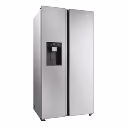 Haier SBS 90 Serie 5 HSW59F18EIMM frigorifero side-by-side Libera installazione 601 L E Platino, Acciaio inox - Vista aggiuntiva 4