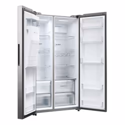 Haier SBS 90 Serie 5 HSW59F18EIMM frigorifero side-by-side Libera installazione 601 L E Platino, Acciaio inox - Vista aggiuntiva 6