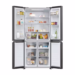 Haier Cube 83 Serie 3 HCR3818ENPT frigorifero side-by-side Libera installazione 467 L E Antracite - Vista aggiuntiva 4
