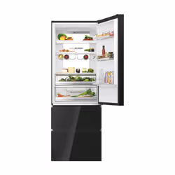 Haier 3D 70 Serie 7 HTW7720DNGB Frigorifero con congelatore in basso 483 L Platino, Acciaio inox classe D No Frost - Vista aggiuntiva 2