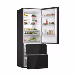 Haier 3D 70 Serie 7 HTW7720DNGB Frigorifero con congelatore in basso 483 L Platino, Acciaio inox classe D No Frost - Vista aggiuntiva 5