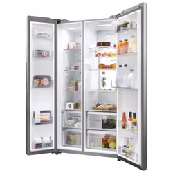 Haier HSW79F18ANMM frigorifero side-by-side Incasso/libero 611 L A Platino, Acciaio inox - Vista aggiuntiva 8