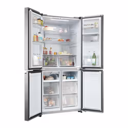 Haier Cube 83 Serie 3 HCR3818DWMM frigorifero side-by-side Libera installazione 463 L Acciaio inox - Vista aggiuntiva 2