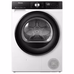 Hisense DH3S902BW3, Libera installazione, Caricamento frontale, Bianco, Manopola, Touch, Sinistra/destra, Nero