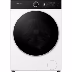 Hisense WD5I8043BWF, Caricamento frontale, Libera installazione, Bianco, Sinistra, Nero, Nero