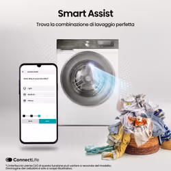 Hisense WD3S1043BW7 lavasciuga Libera installazione Caricamento frontale Bianco D - Vista aggiuntiva 5