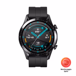 Huawei WATCH GT 2, 3,53 cm (1.39"), AMOLED, Touch screen, 4 GB, GPS (satellitare), 41 g